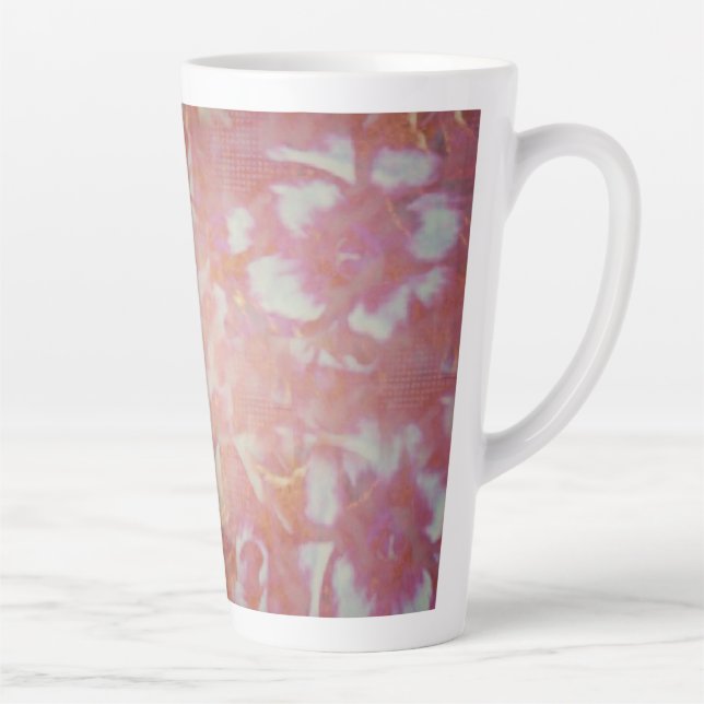 Caneca De Café Latte Vintage Blooms Latte Mug (Direita)