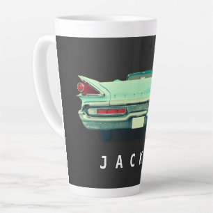 Caneca De Café Latte Vintage dos anos 50 Mercury Taillight Personalizad
