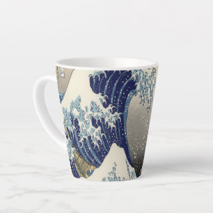 Caneca De Café Latte vintage japanese ukiyo e art a onda do excelente