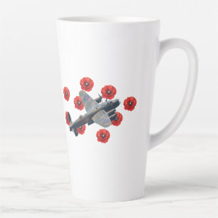 Caneca De Café Latte Vintage Lancaster Entre Papa Vermelho