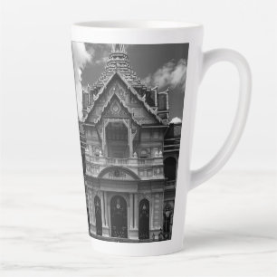 Caneca De Café Latte Vintage Tailândia Banguecoque O Caso-Mat do Grupo