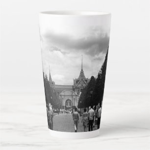Caneca De Café Latte Vintage Thailand Bangkok Tourist royal palace gate