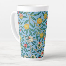 Caneca De Café Latte Vintage William Morris 'Quatro padrões de Fruta