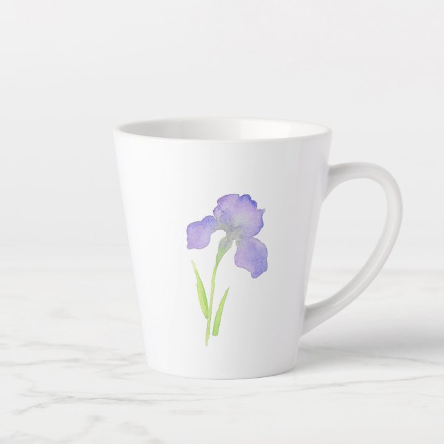 Caneca De Café Latte Violet Iris (Direita)