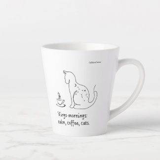 Caneca De Café Latte Virgo Vibes Mug