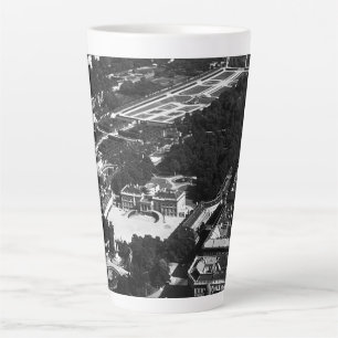 Caneca De Café Latte Visão geral do parque Vintage Austria Viena Belved