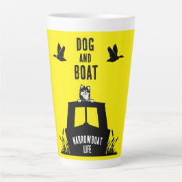 Caneca De Café Latte Vivendo em Narrowboat