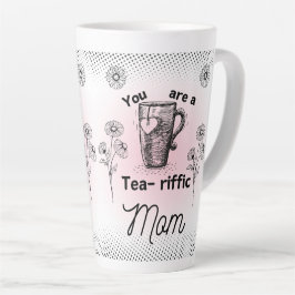 Caneca De Café Latte Você é a mãe engraçada