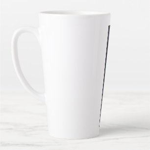 Caneca De Café Latte Você é a ortografia ・ Design do círculo de som mís