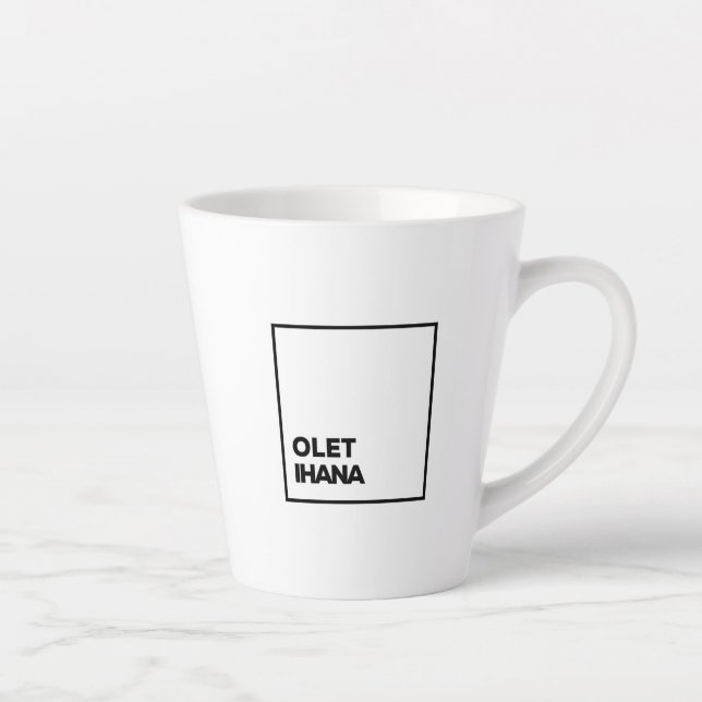 Caneca De Café Latte Você É Amável (Direita)