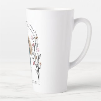 Caneca De Café Latte Você É Bela Preenchida