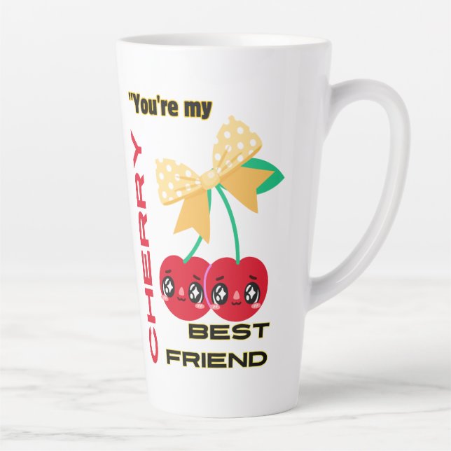 CANECA DE CAFÉ LATTE VOCÊ É MEU MELHOR AMIGO. (Direita)