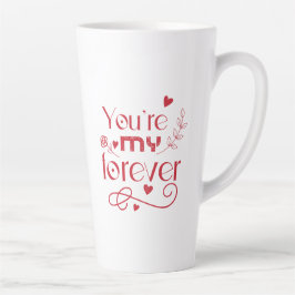 Caneca De Café Latte Você é meu presente de dia de os namorados eterno