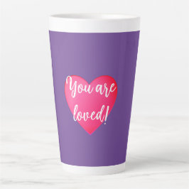 Caneca De Café Latte Você é o Adorável Lã Roxo
