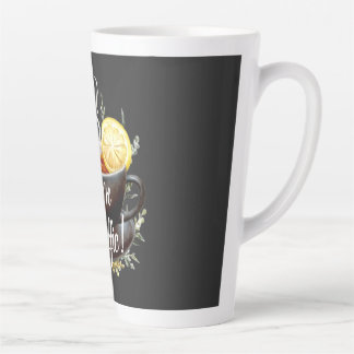 Caneca De Café Latte Você é o Tea-riffic! Gráfico Engraçado do Tea Love