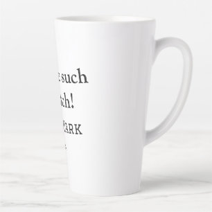 Caneca De Café Latte Você é tão namorado esportivo.