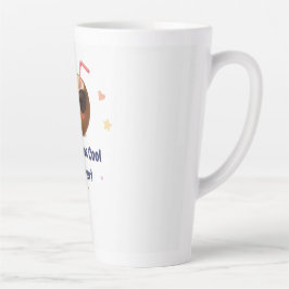 Caneca De Café Latte Você é um professor Legal - Uma lagoa de coco