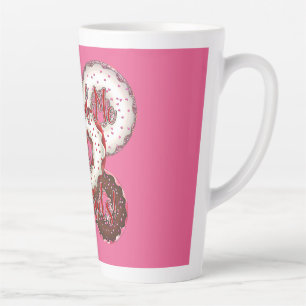 Caneca De Café Latte Você Me Teve No Doughnut - Dia de os namorados