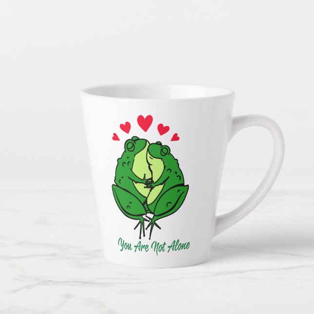 Caneca De Café Latte Você não está sozinho (Direita)