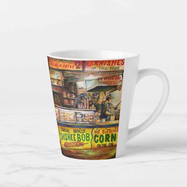 Caneca De Café Latte Você não pode competir com isso (Direita)