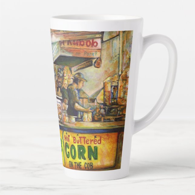 Caneca De Café Latte Você não pode competir com isso (Direita)