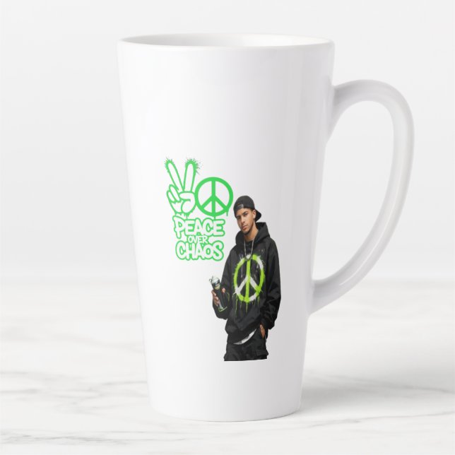 Caneca De Café Latte Voz da Paz (Direita)