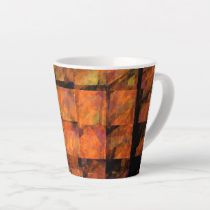 Caneca De Café Latte Wall Abstrato Art