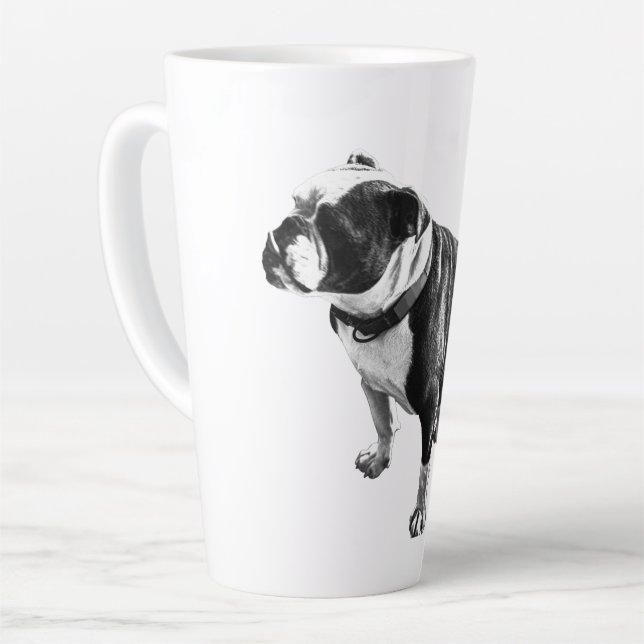 Caneca De Café Latte Warmth While Waiting (Ângulo esquerdo)