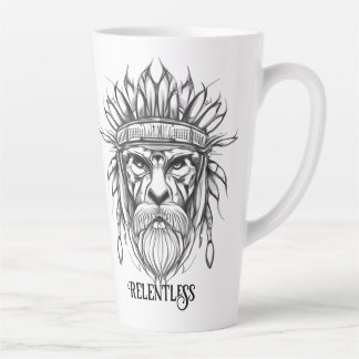 Caneca De Café Latte Warrior Mug sem rumo