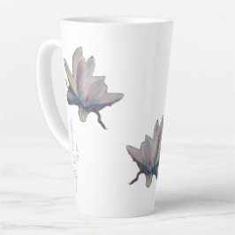 Caneca De Café Latte Water Lily Flower Maureen Girard
