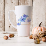 Caneca De Café Latte Watercolor Libra - Astrologia Sinal Zodiac | Monog<br><div class="desc">Perfeitos para desejar a familiares e amigos os seus votos de amor e alegria. Elegante zodiac com cor d'água na frente com o nome do receptor, os traços de aniversário e de personagem de sinal zodíaco no verso. Adicione seu texto personalizado a este design usando as caixas "Editar este modelo...</div>