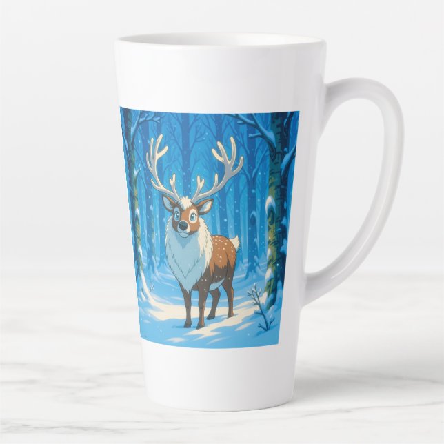 Caneca De Café Latte „Weihnachtliche Harmonie“ (Direita)