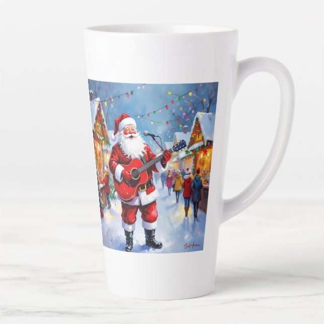 Caneca De Café Latte „Weihnachtliche Harmonie“ (Direita)