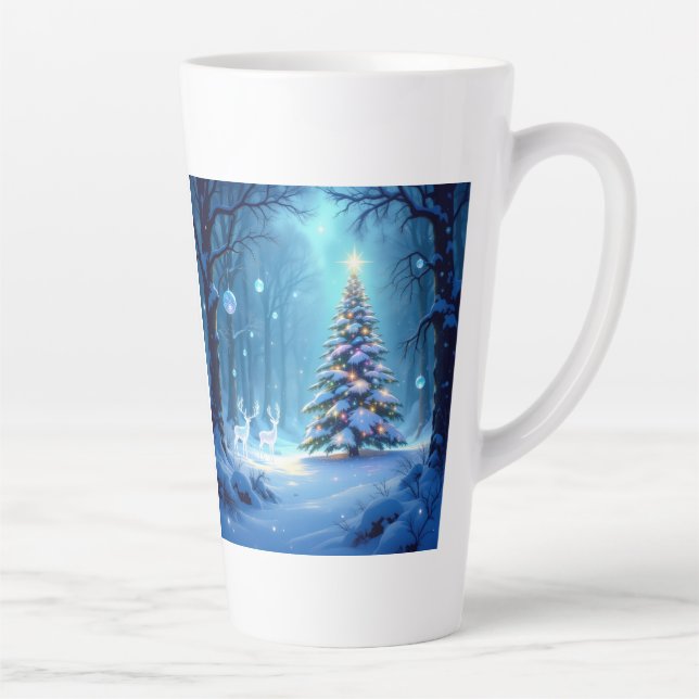 Caneca De Café Latte „Weihnachtliche Harmonie“ (Direita)