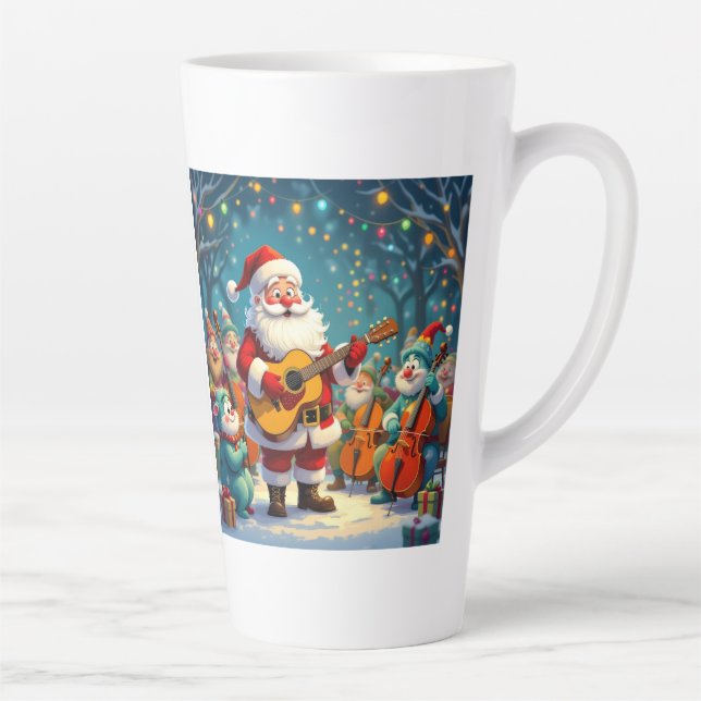 Caneca De Café Latte „Weihnachtliche Harmonie“ (Direita)