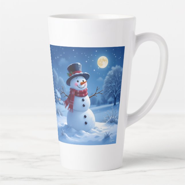 Caneca De Café Latte „Weihnachtliche Harmonie“ (Direita)