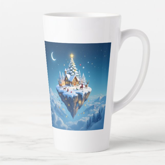 Caneca De Café Latte „Weihnachtliche Harmonie“ (Direita)