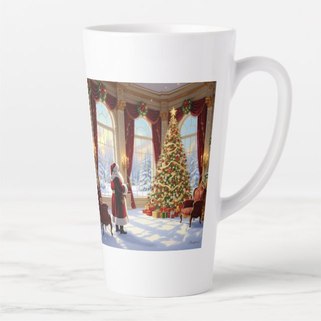 Caneca De Café Latte „Weihnachtliche Harmonie“ (Direita)