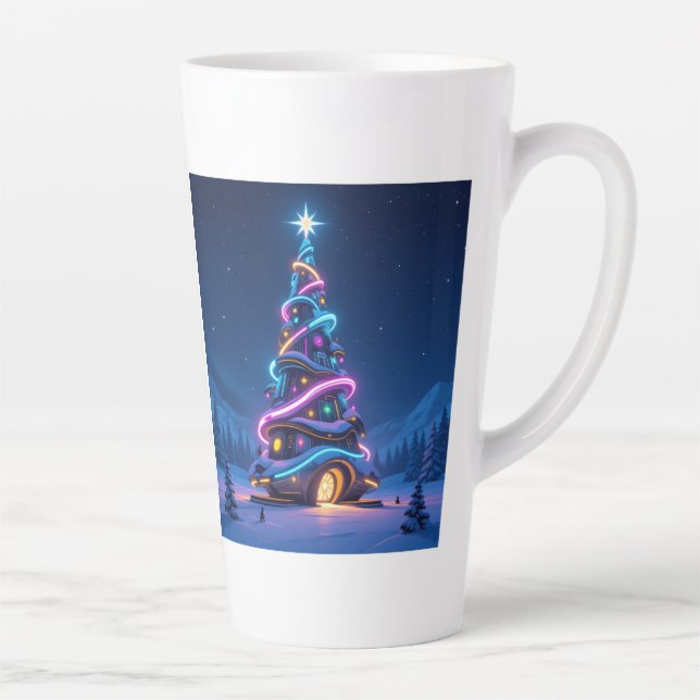 Caneca De Café Latte „Weihnachtliche Harmonie“ (Direita)