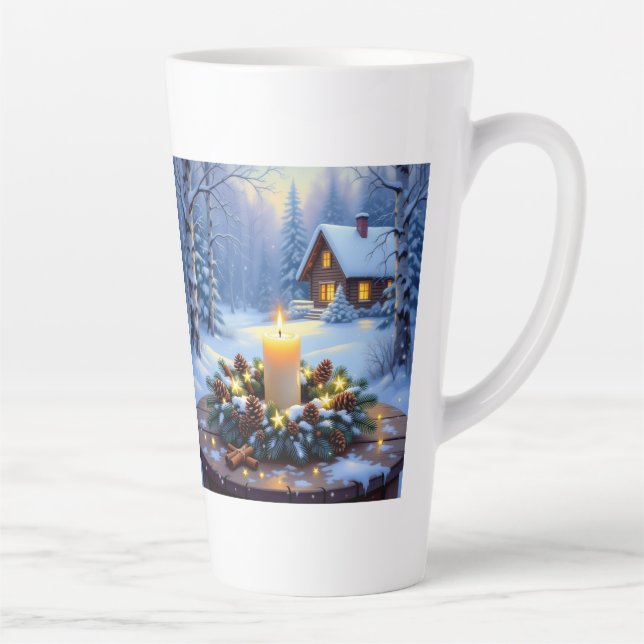 Caneca De Café Latte „Weihnachtliche Harmonie“ (Direita)
