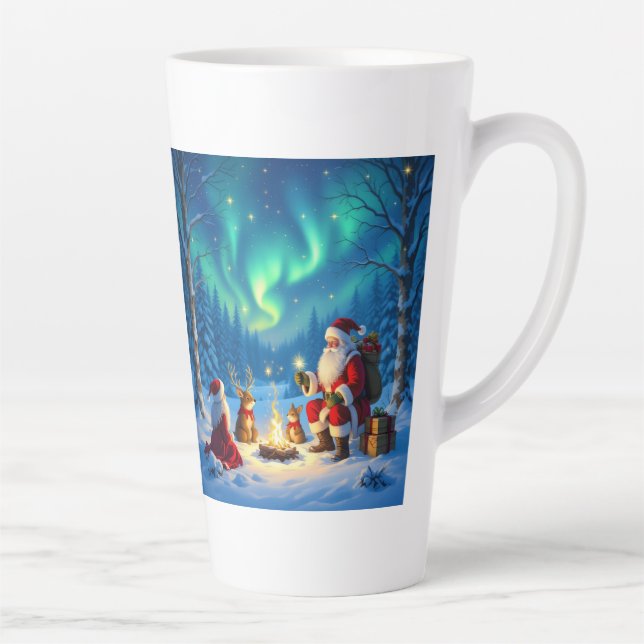 Caneca De Café Latte „Weihnachtliche Harmonie“ (Direita)