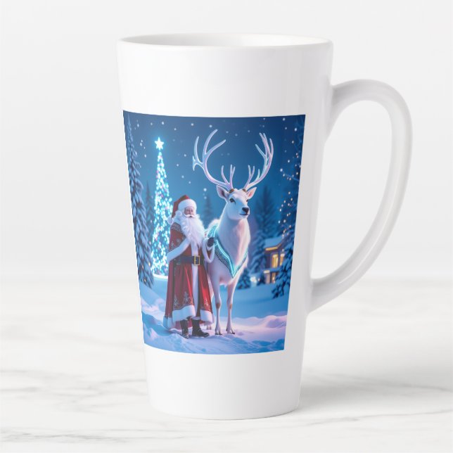 Caneca De Café Latte „Weihnachtliche Harmonie“ (Direita)