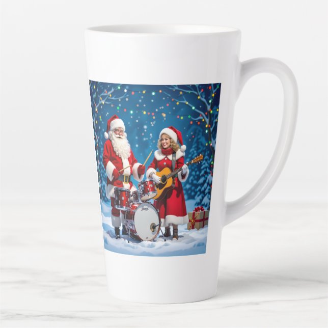 Caneca De Café Latte „Weihnachtliche Harmonie“ (Direita)