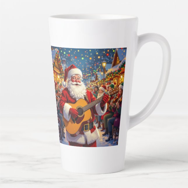 Caneca De Café Latte „Weihnachtliche Harmonie“ (Direita)