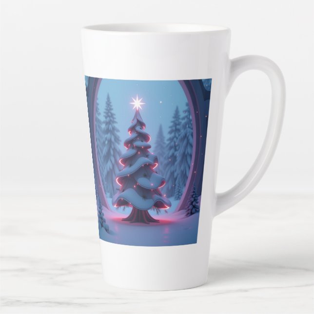 Caneca De Café Latte „Weihnachtliche Harmonie“ (Direita)