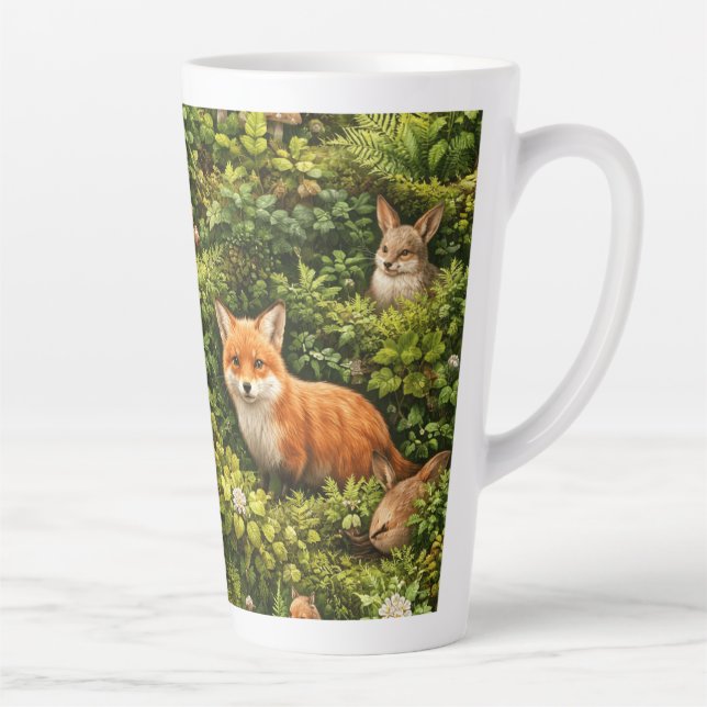 Caneca De Café Latte Whispers of the Forest (Direita)