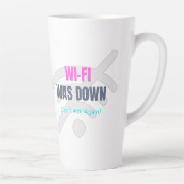 Caneca De Café Latte Wi-Fi desligado (Não perguntar novamente)