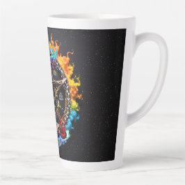 Caneca De Café Latte Wiccan Goddess Latte Mug