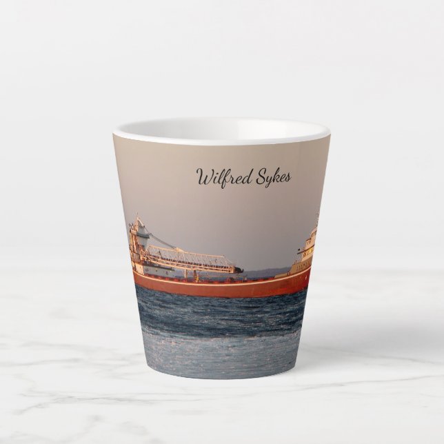 Caneca De Café Latte Wilfred Sykes latte (Frente)
