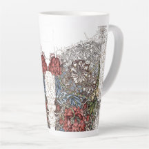 William morris flores elegante ilustração floral